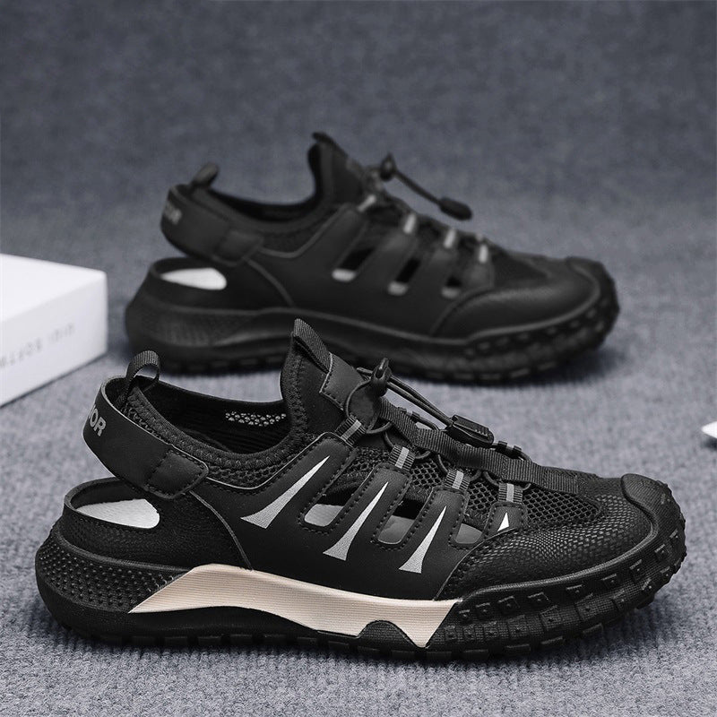 Herren Outdoor-Sandalen mit atmungsaktiven Mesh-Einsätzen und rutschfester Sohle Drune