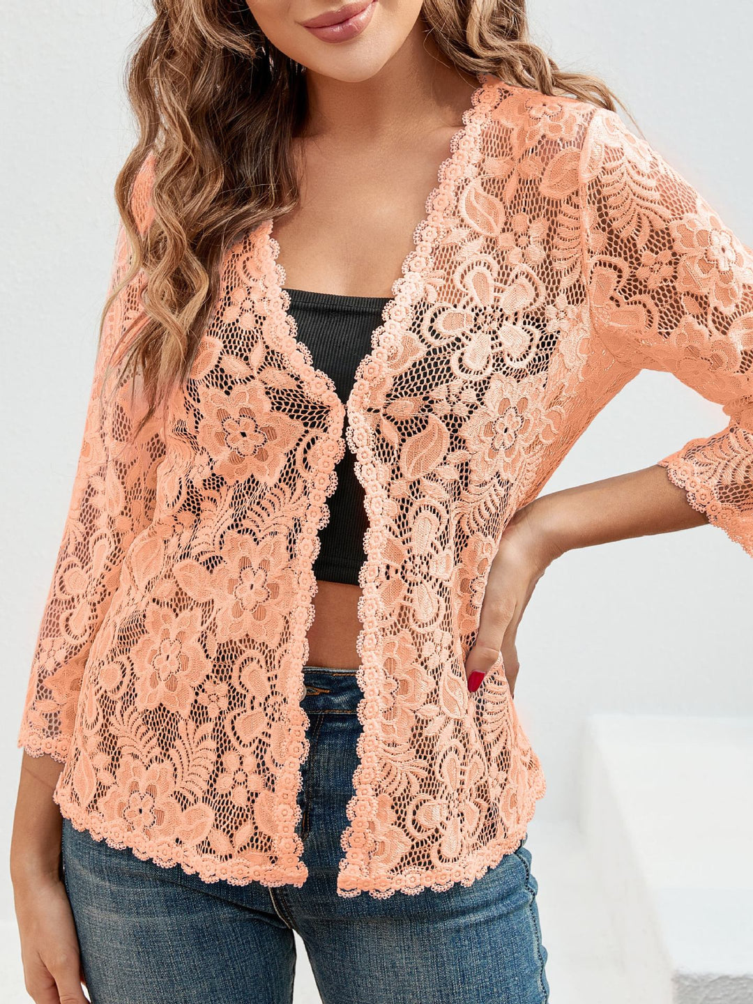 Drune | Eleganter Blazer mit Spitze