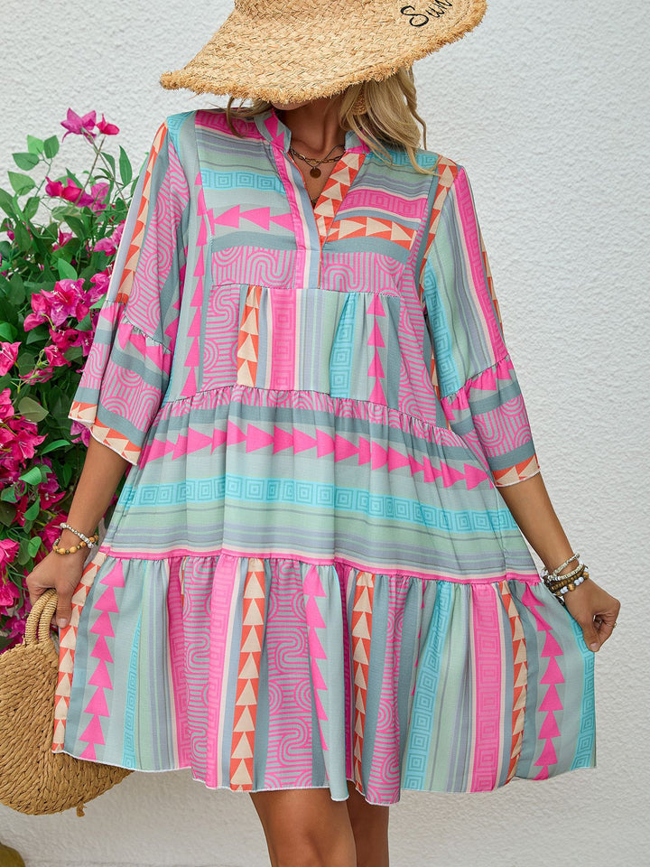 Damen Sommer Kleid Drune