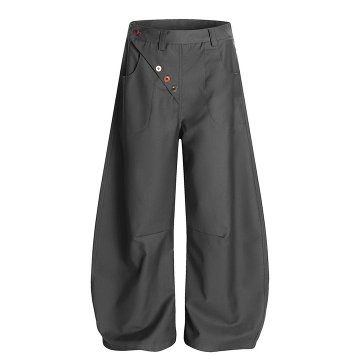 Damen Modische Weitbein-Hose Drune