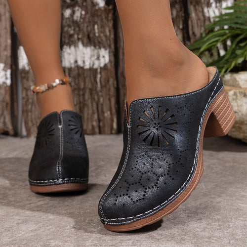 Damen offene Clogs Drune
