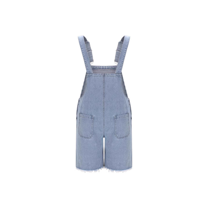 Herren Lässige Jeans-Latzhose Drune