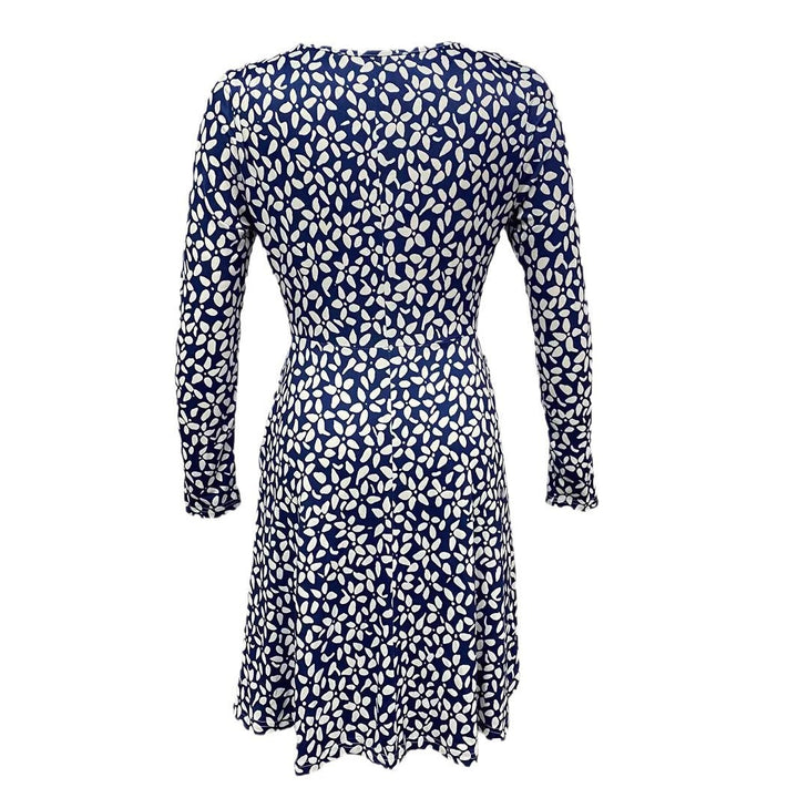 Damen Blusenkleid mit floralem Design und praktischen Taschen Drune