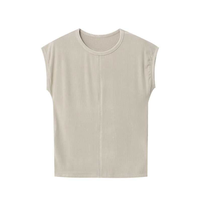 Damen Elegantes Wickel-Midikleid mit transparenten Details Drune