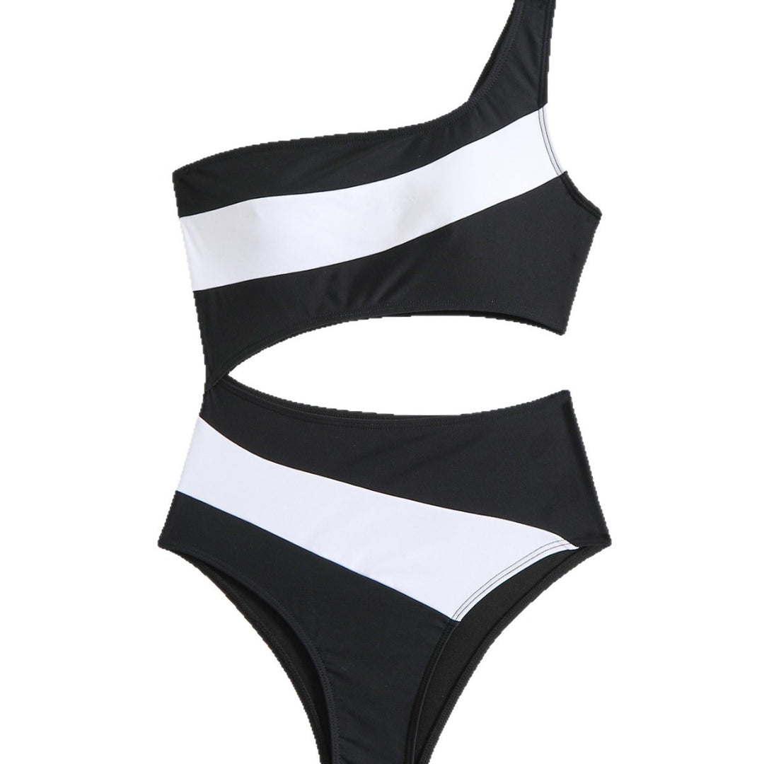 Damen Einseitiger Badeanzug mit modischem Cut-Out Design Drune