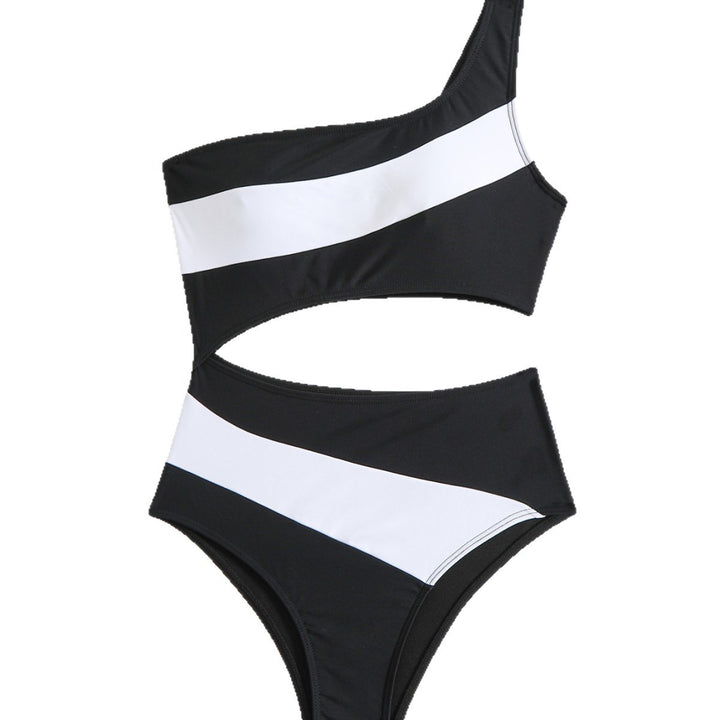 Damen Einseitiger Badeanzug mit modischem Cut-Out Design Drune