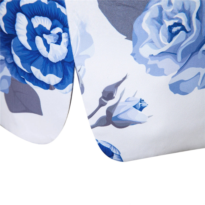 Damen Zweiteiliges Anzugset mit floraler Allover‑Print-Optik, tailliertem Sakko und schmaler Hose Drune