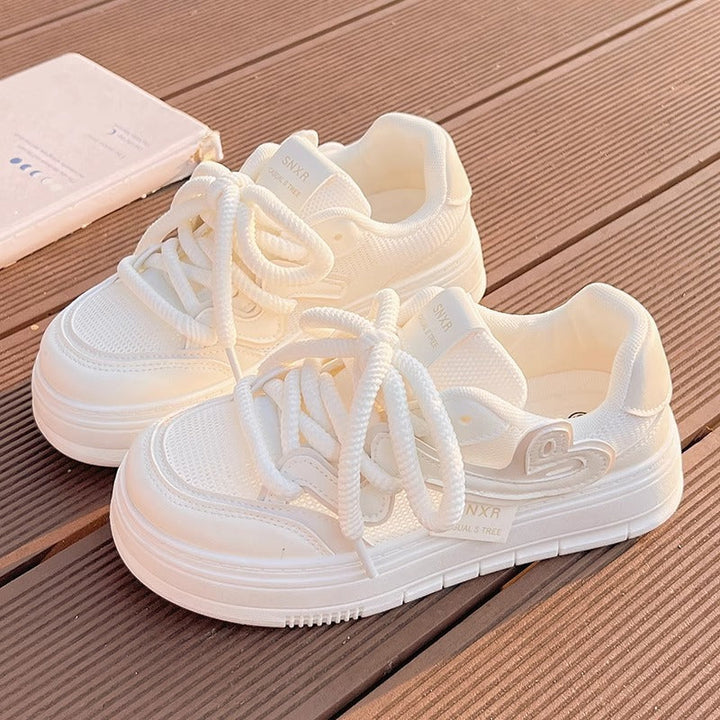 Damen Luftpump-Sneaker mit dämpfender Sohle und atmungsaktivem Obermaterial Drune
