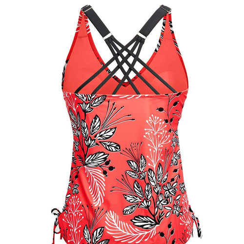 Damen Sportliches Tankini-Oberteil Drune