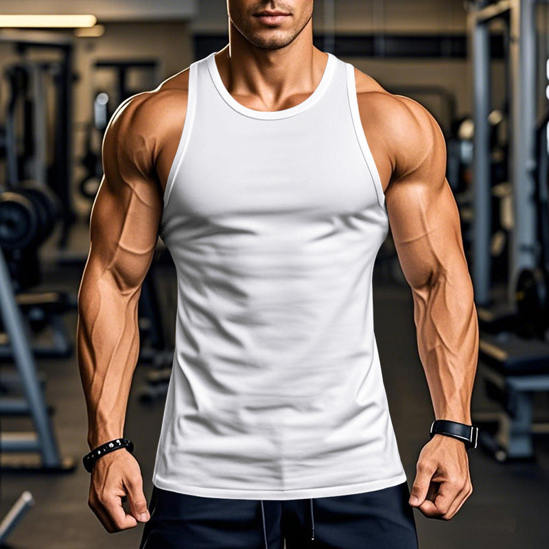 Herren atmungsaktives Fitness Tanktop mit Racerback-Schnitt Drune