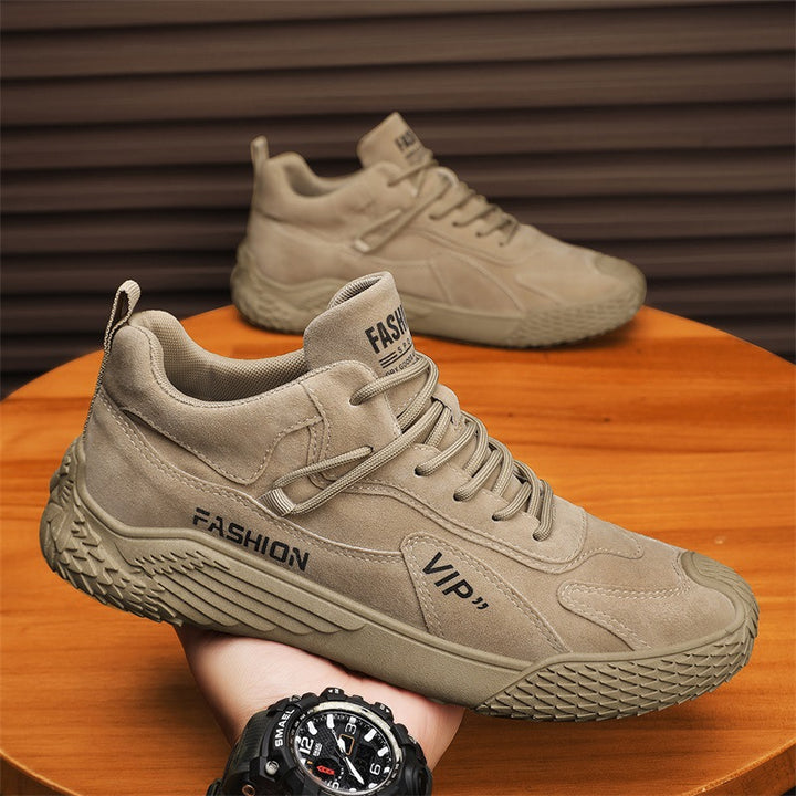 Herrenschuhe Freizeit Wildleder Sport Sneaker Drune