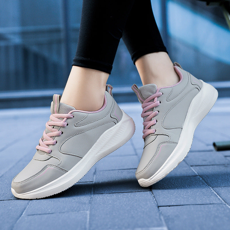 Unisex nan minimalistischer Kunstleder-Sneaker mit ergonomischer EVA-Zwischensohle und Zuglasche Drune