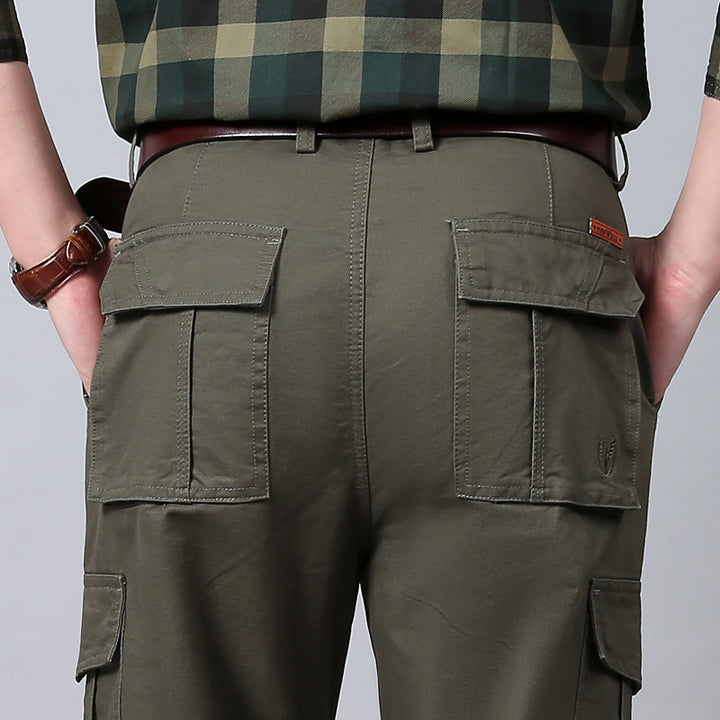 Herren Cargohose mit mehrfachen Klappentaschen und robustem Baumwollmix Drune