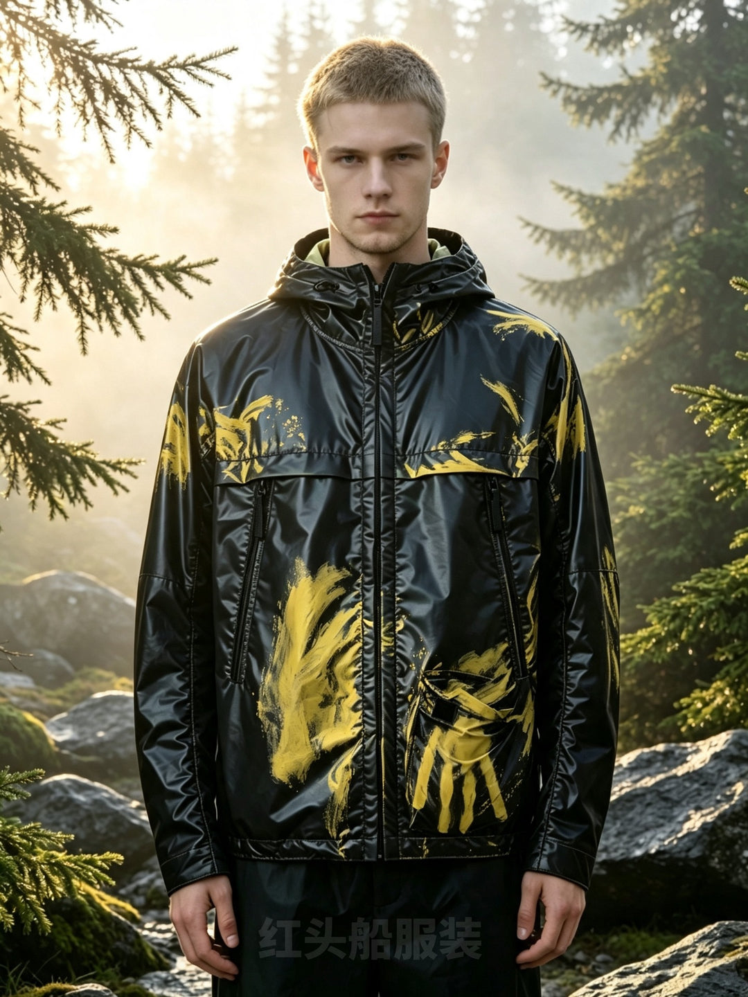 Herren Wasserdichte Outdoorjacke
