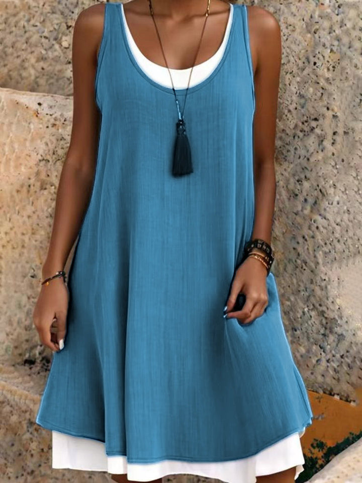 Damen lässiges Sommerkleid Drune