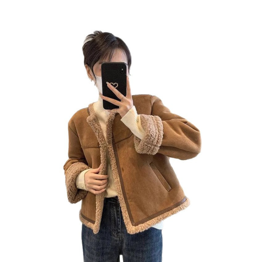 Damen Teddyjacke mit hochwertiger Innenfütterung Drune