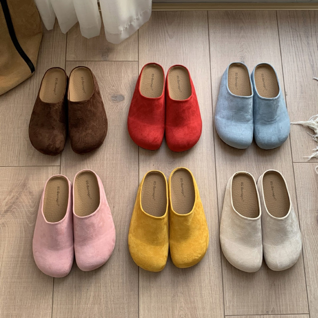 Damen bequeme Clogs aus softem Obermaterial mit ergonomischem Design Drune
