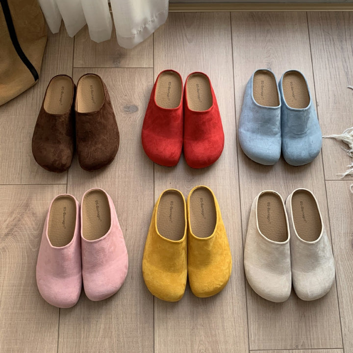 Damen bequeme Clogs aus softem Obermaterial mit ergonomischem Design Drune
