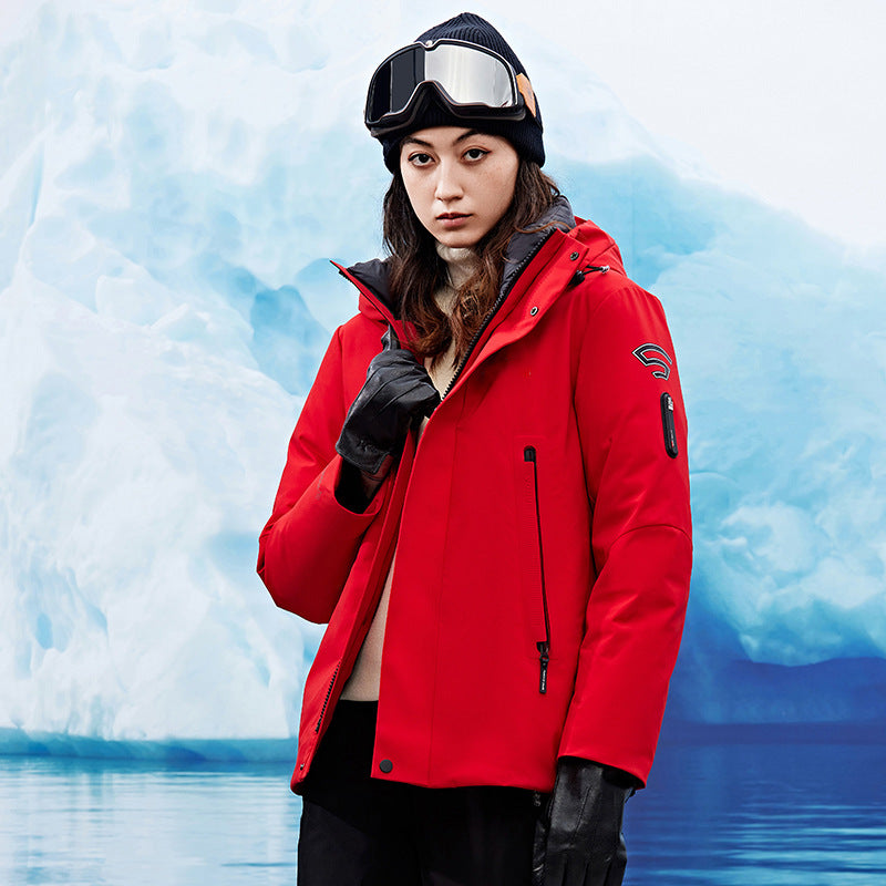 Herren Wasserdichte Softshelljacke mit Kapuze, verschweißten Nähten und Premium-Reißverschlüssen Drune