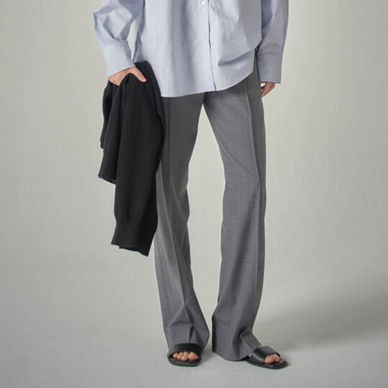 Damen elegante Fließende Stoffhose Drune