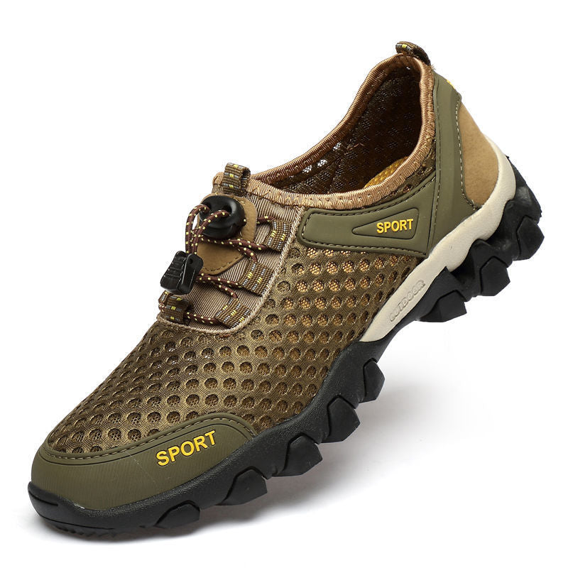 Damen atmungsaktive und rutschfeste Outdoor-Schuhe mit dynamischer Sohle Drune