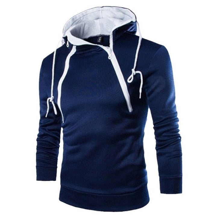 Herren moderne Kapuzenpullover mit praktischem Reißverschluss Drune