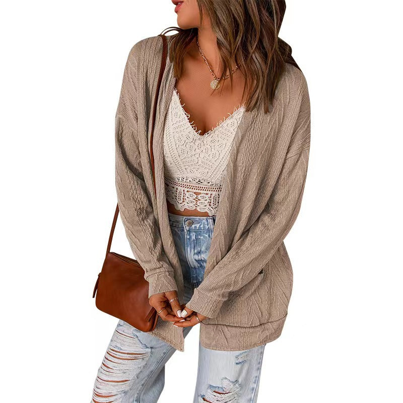 Damen lässige Long Cardigan Drune