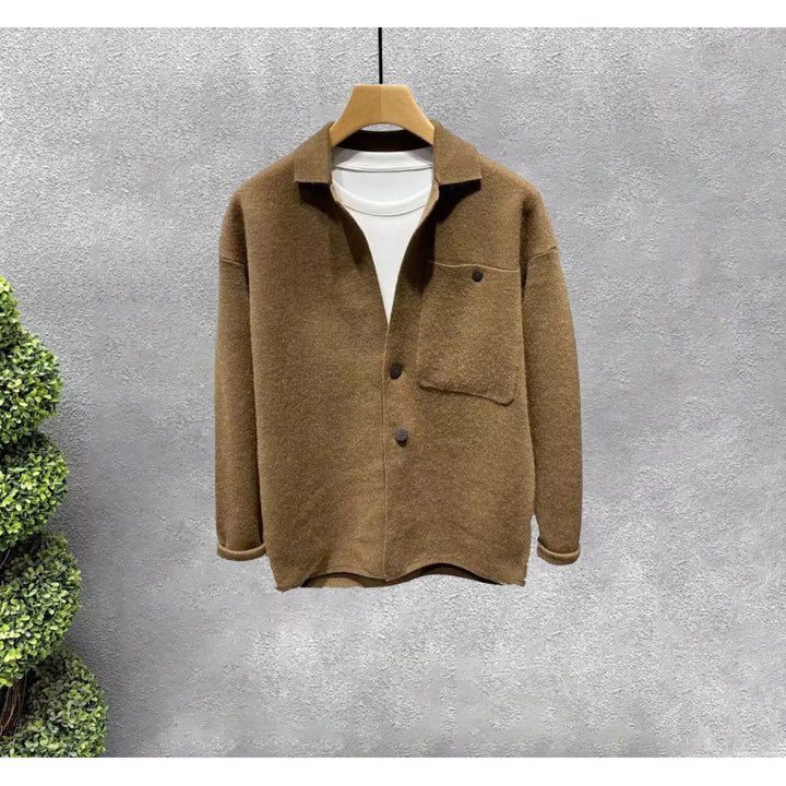 Herren lässige Überhemdjacke mit praktischer Brusttasche und modernem Schnitt Drune