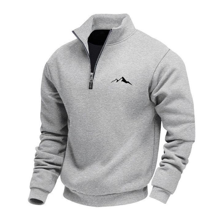 Herren Sweatshirt mit kurzem Reißverschluss Drune