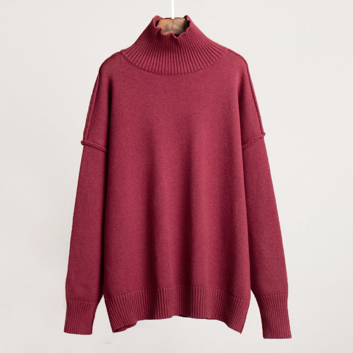 Damen Modischer Rollkragenpullover Drune
