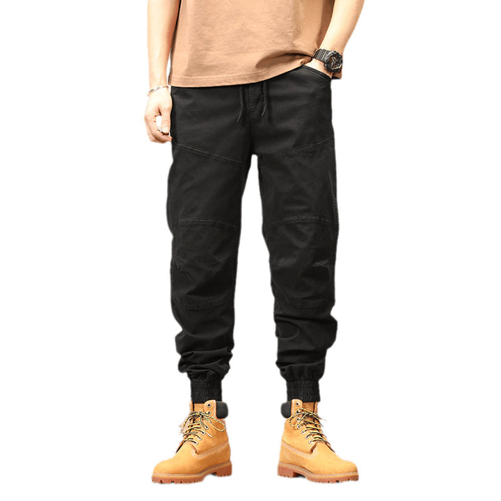 Herren Maskulin-Workwear Trekking-Joggerhose mit verstärkten Kniepatches und elastischem Saum Drune