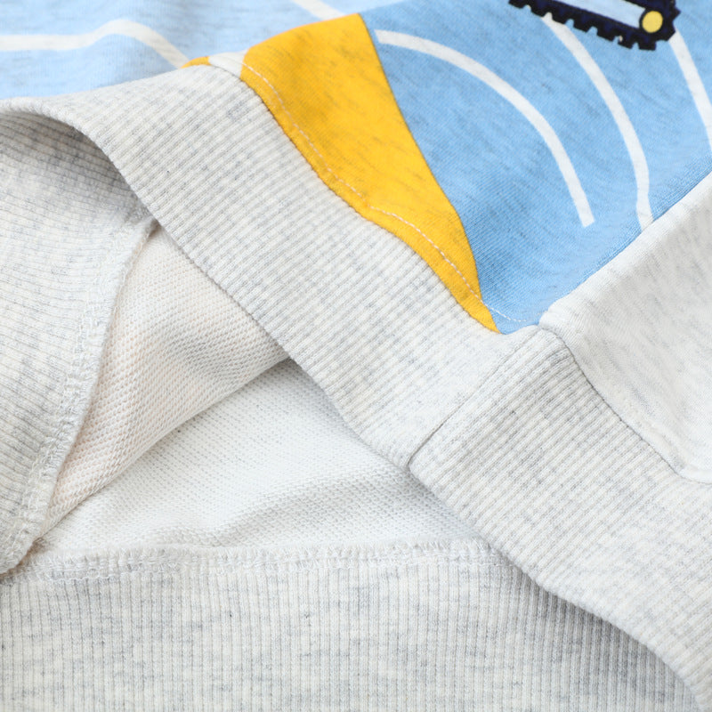 Jungen Sweatshirt mit aufregendem Baustellenfahrzeug-Motiv Drune
