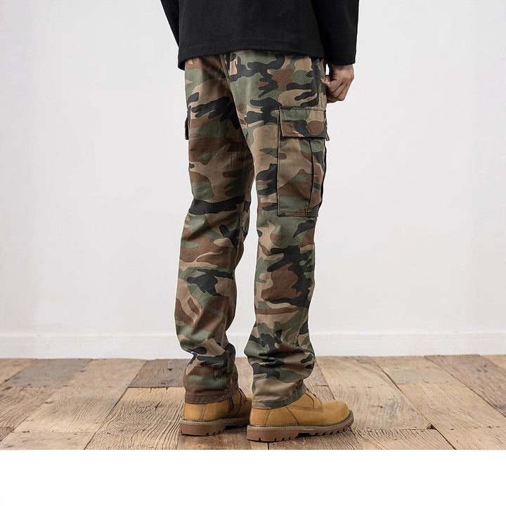 Herren Camouflage Cargo-Hose Drune