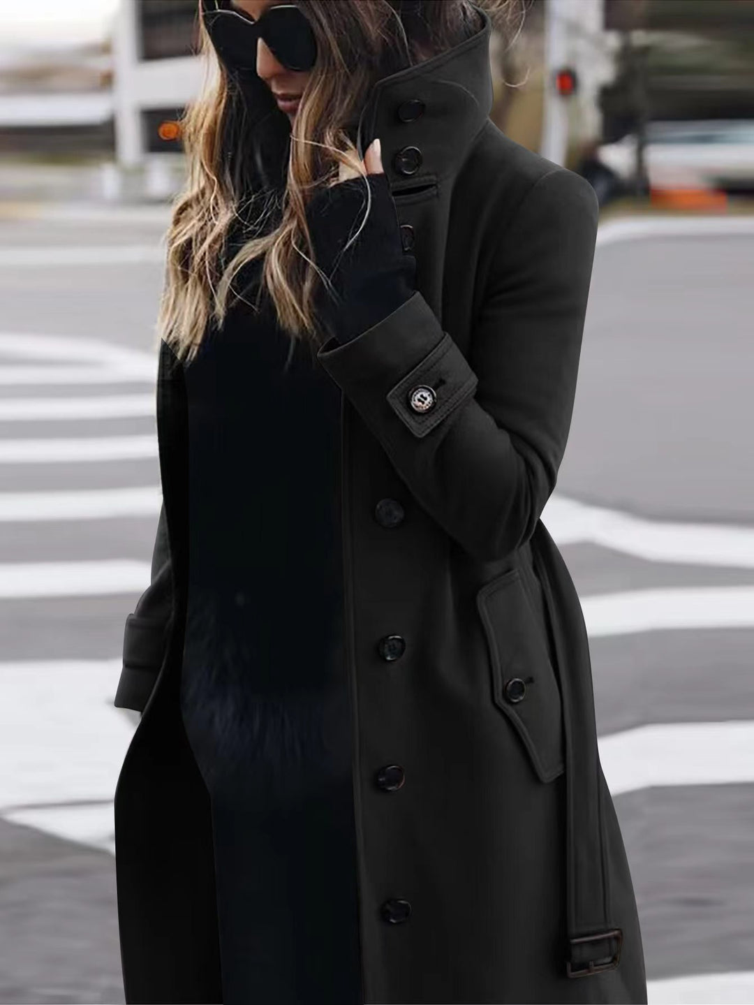 Damen Hochwertiger Trenchcoat Drune
