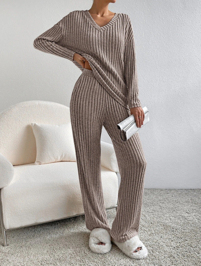 Damen Eleganter und bequemer Strickanzug Drune