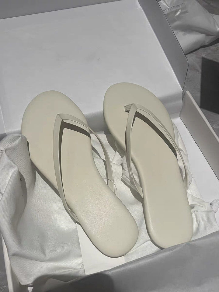Damen Minimalistische Zehentrenner Sandalen Drune