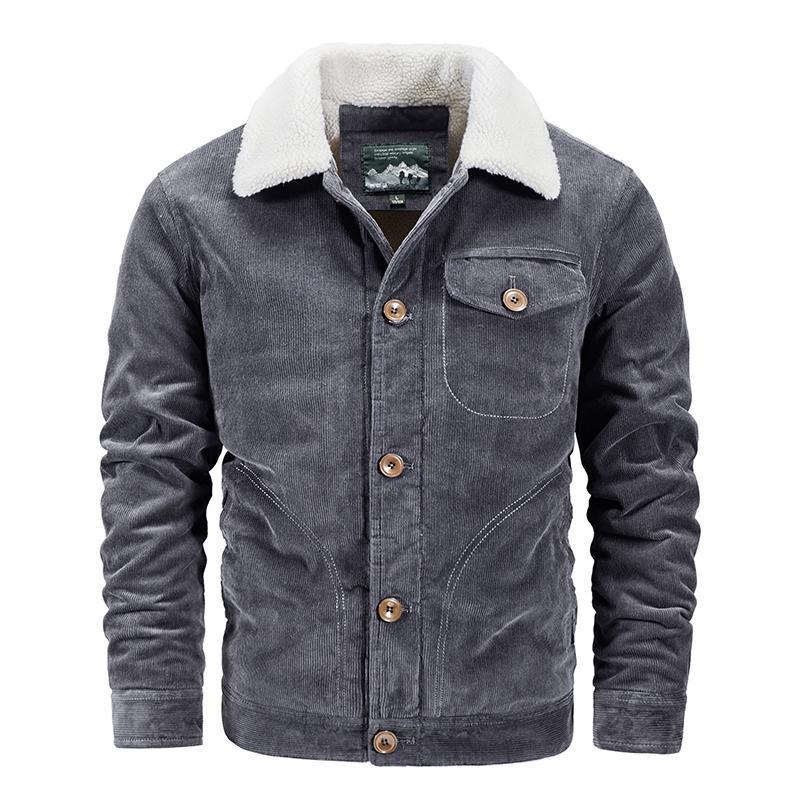 Herren Modische Cordjacke Drune