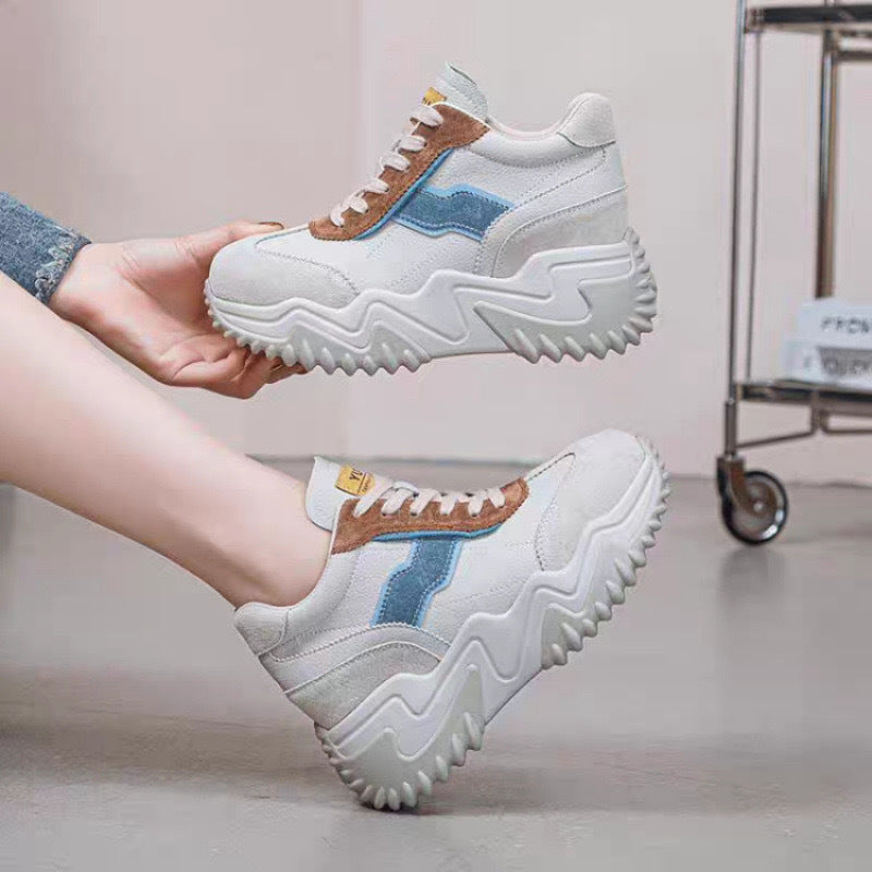 Damen Chunky Sneakers mit trendigem Design und bequemer Dämpfung Drune