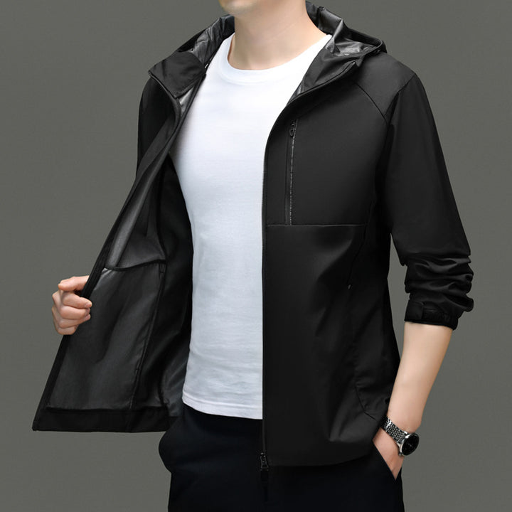 Herren Funktionsjacke mit praktischem Schnitt und atmungsaktiver Technologie Drune