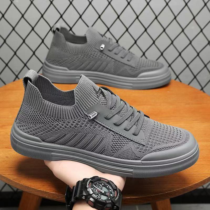 Herren Leichter gestrickter Low-Top-Sneaker mit sockenhaftem Schaft und elastischem Einstieg Drune