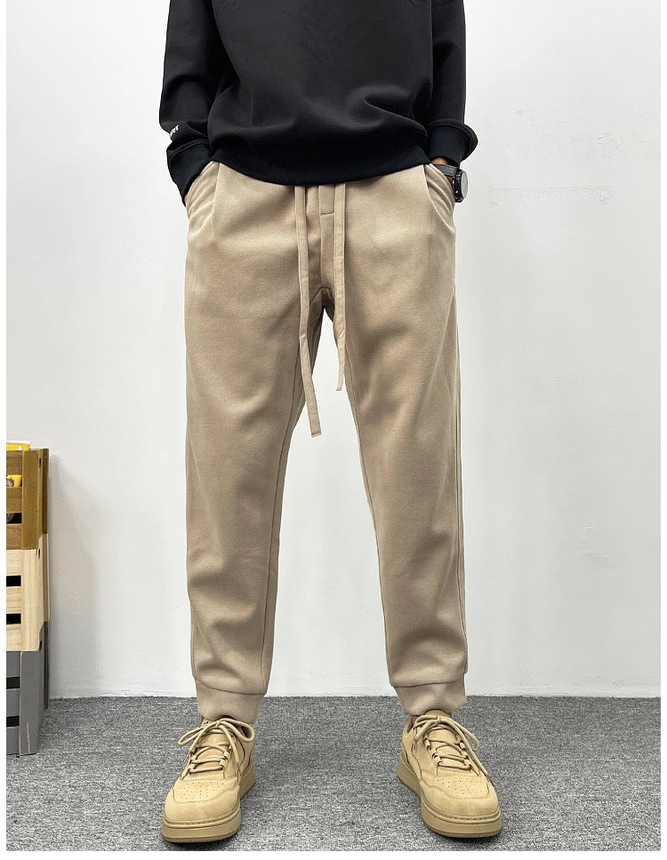 Herren Lässige Sweatpants mit elastischem Bund Drune