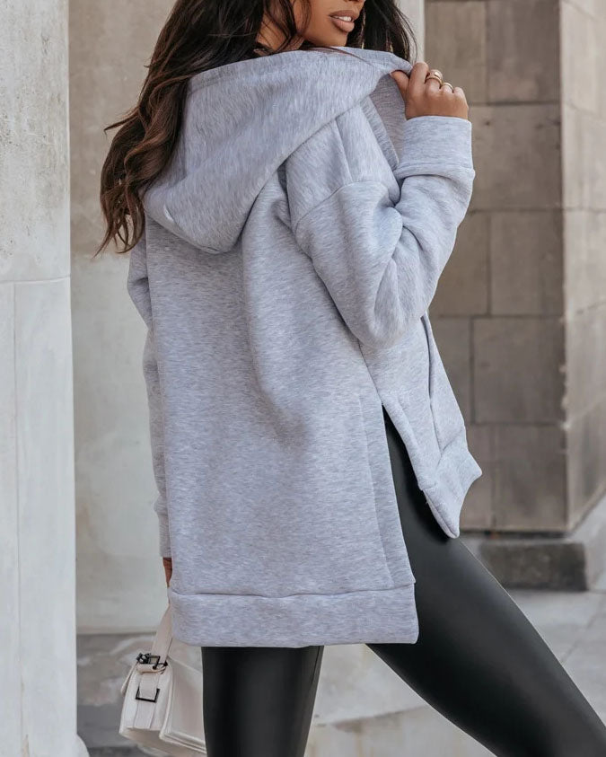 Drune | Lockeres Kurzes Kapuzensweatshirt