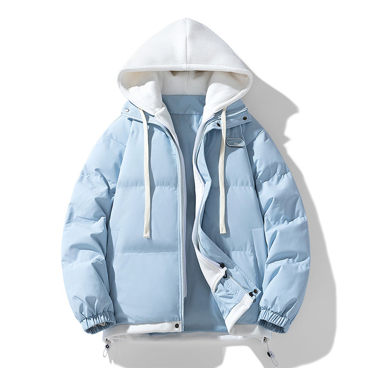 Damen Stepp-Kapuzenjacke mit weichem Teddyfleece-Innenfutter, verstellbarem Saum und elastischen Bündchen Drune