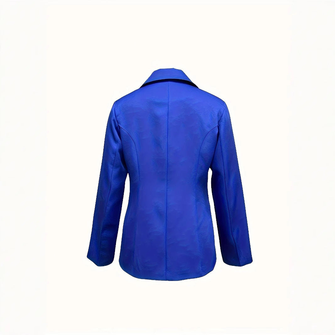 Damen schicker Blazer mit schmalem Schnitt und modernen Taschen Drune