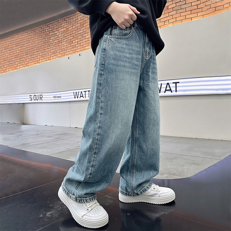 Unisex weite Casual-Jeans im Urban-Style Drune