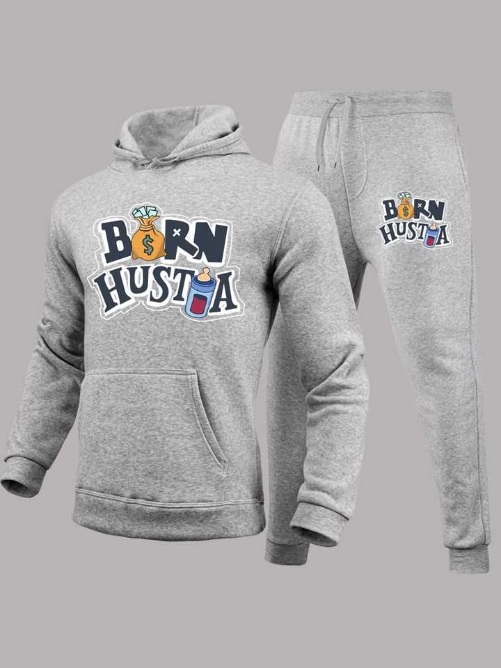 Damen Hoodie mit Jogginghose-Set im Urban-Style Drune