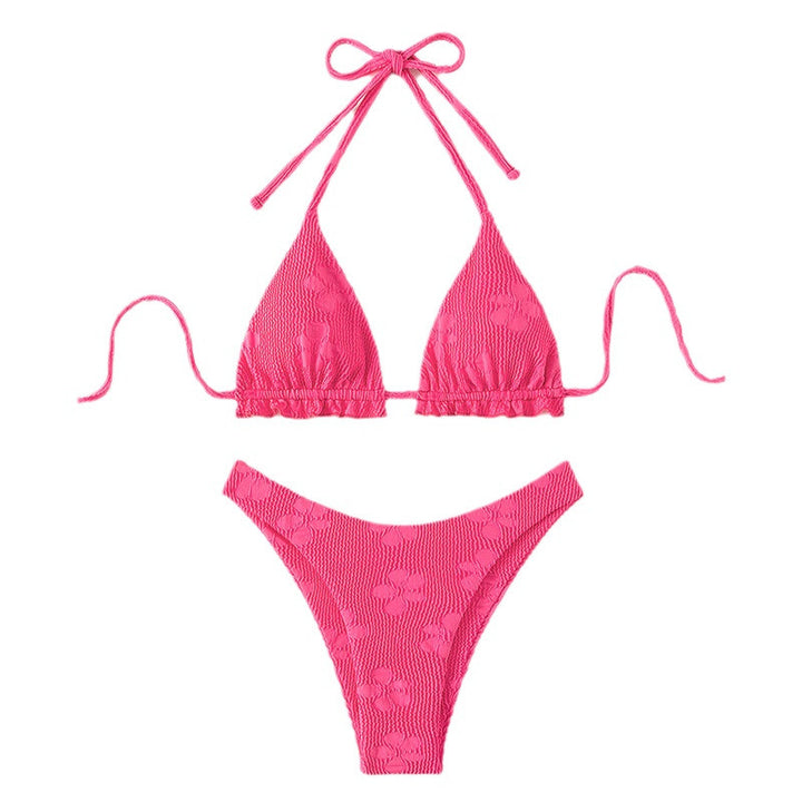 Damen Triangel-Bikini mit raffinierten Rüschen- und Bindedetails Drune