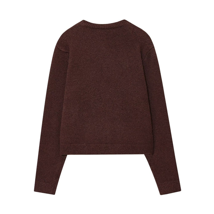 Damen Kuschelweicher Cardigan aus hochwertiger Wolle mit praktischen Knöpfen Drune