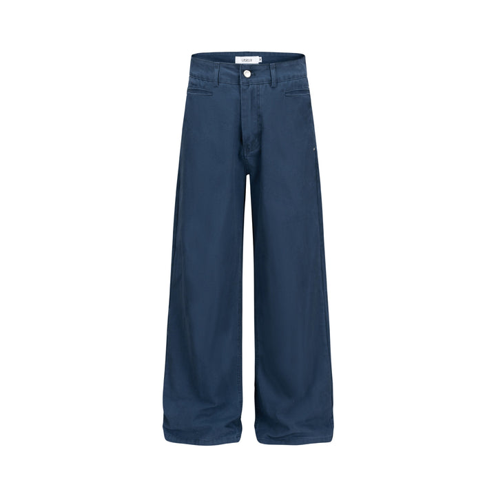 Damen Hochtaillierte Culotte‑Hose mit weitem Bein und minimalistischer Bundlösung Drune