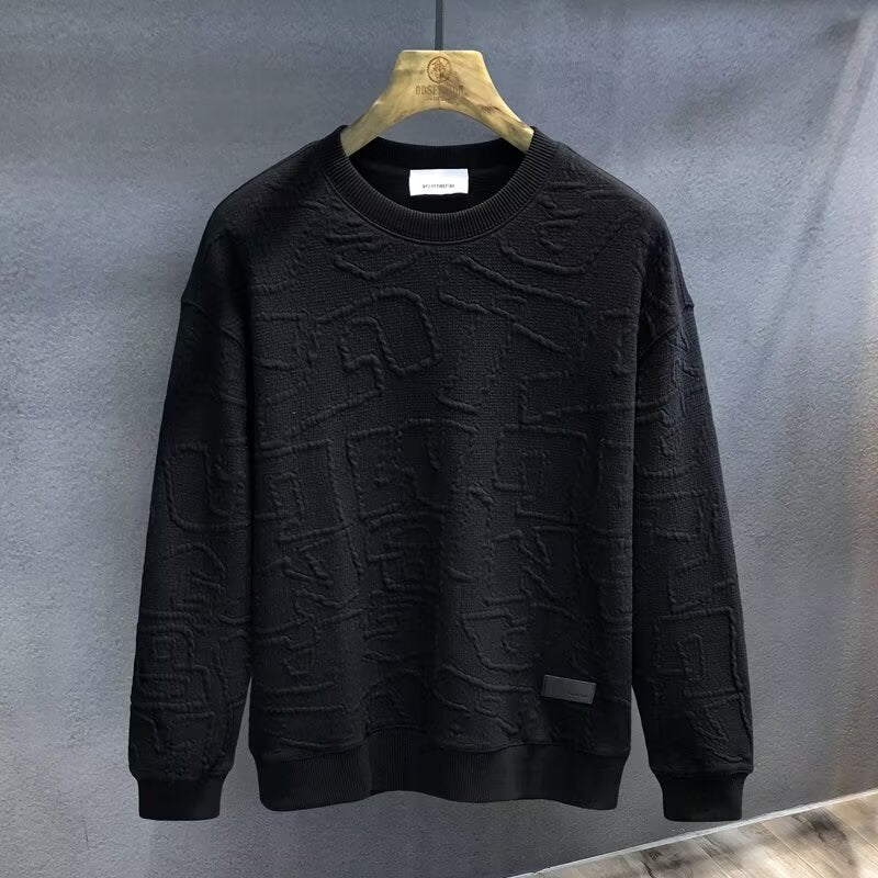 Damen Modischer Sweater mit 3D-Struktur Drune